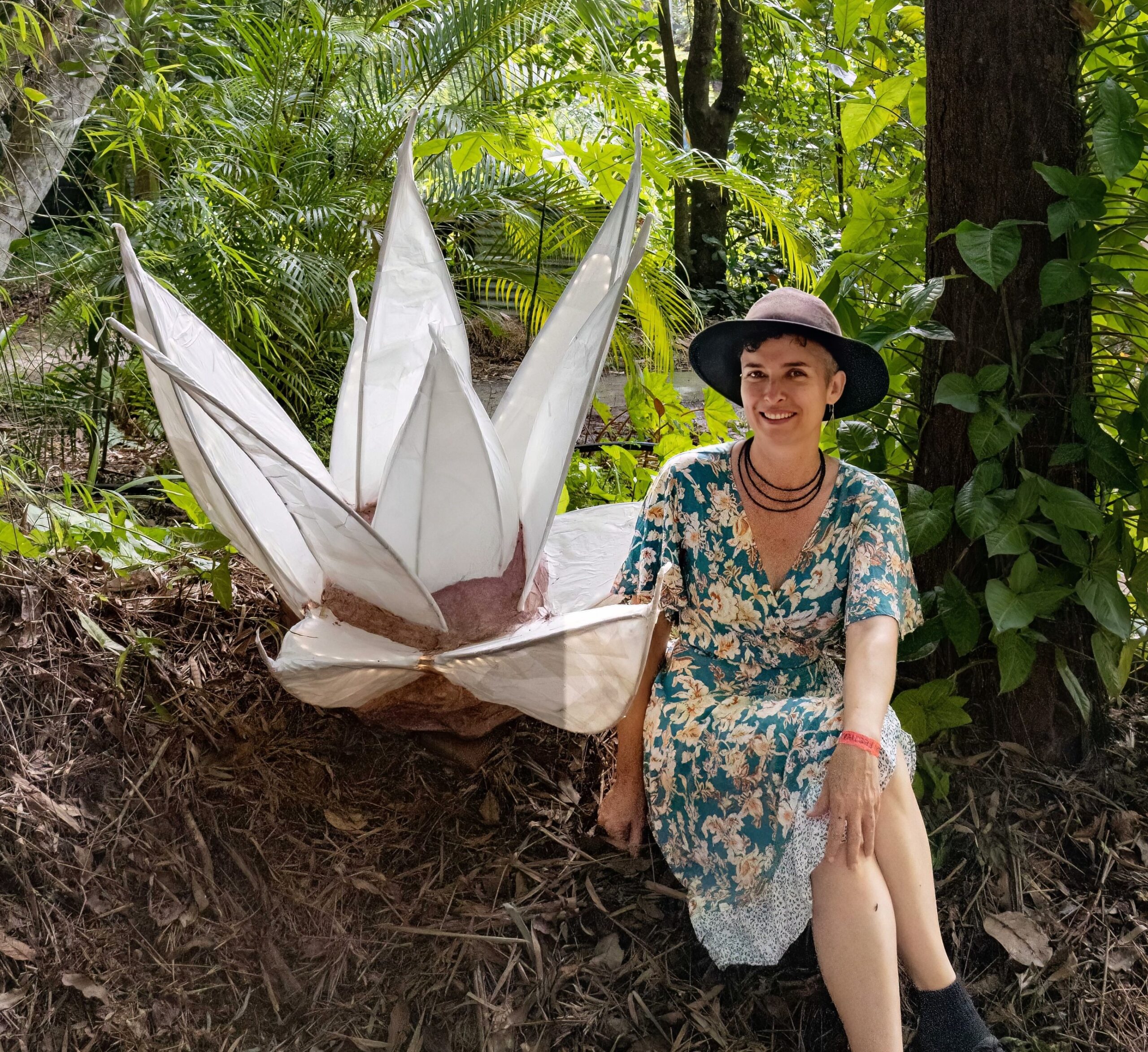 Lalune Croker Artist Picture and Infefinable Flower 2023 Photo Cherrie Hughs Lalune Croker Artist Picture And Infefinable Flower Photo Cherrie Hughs